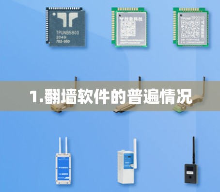 1.翻墙软件的普遍情况
