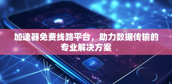 加速器免费线路平台,助力数据传输的专业解决方案 加速器免费线路平台,助力数据传输的专业解决方案