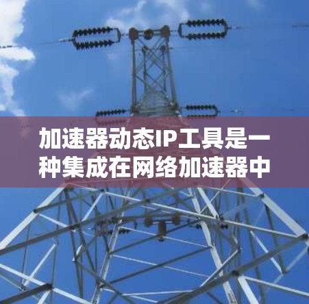 加速器动态IP工具是一种集成在网络加速器中的功能，允许用户根据个人需求自动调整网络连接，以提高网页加载速度和网络稳定性。以下是其详细说明