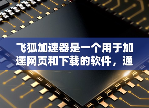 飞狐加速器是一个用于加速网页和下载的软件，通常下载自飞狐官网（飞狐 accelerate）如果找不到下载链接，可以尝试以下方式