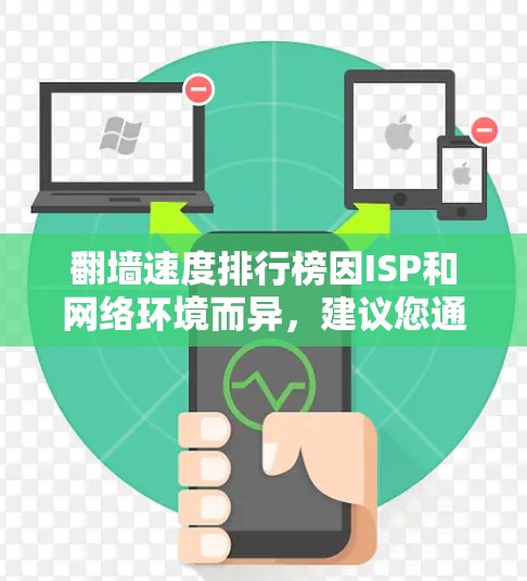 翻墙速度排行榜因ISP和网络环境而异，建议您通过以下方法获取最新数据