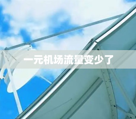 一元机场流量变少了