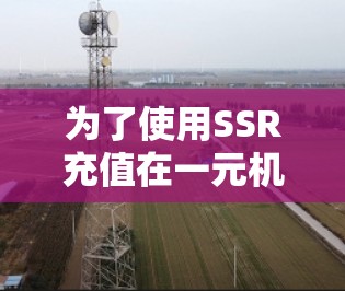 为了使用SSR充值在一元机场进行充值,您可以按照以下步骤进行操作 为了使用SSR充值在一元机场进行充值,您可以按照以下步骤进行操作